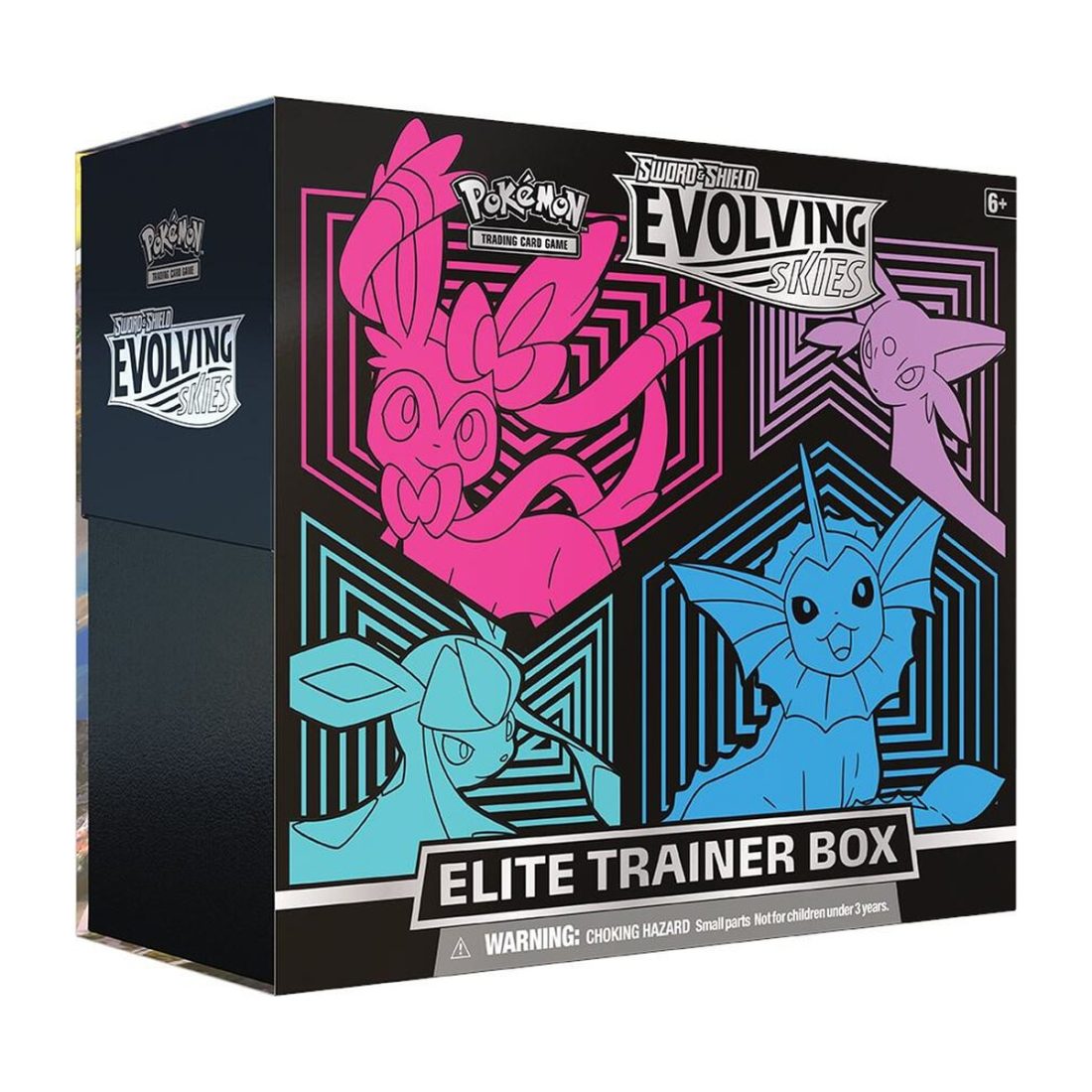 Evolving Skies Elite Trainer Box — Sylveon / Espeon / Glaceon / Vaporeon