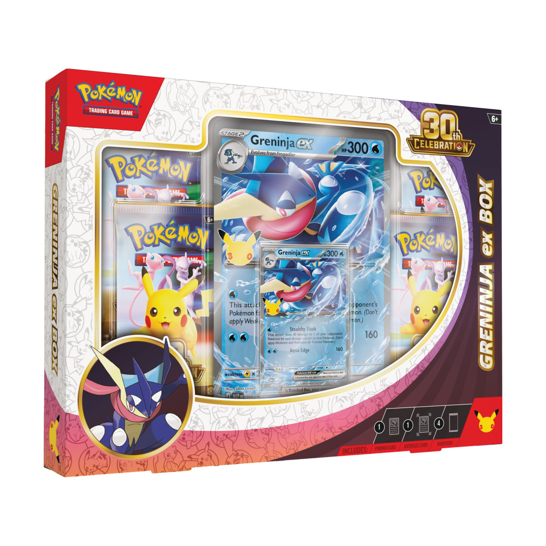 30th Celebration Pokémon ex Box—Greninja ex, factory sealed