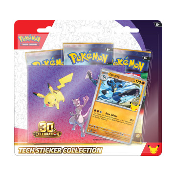 Lucario Tech Sticker Collection, factory sealed