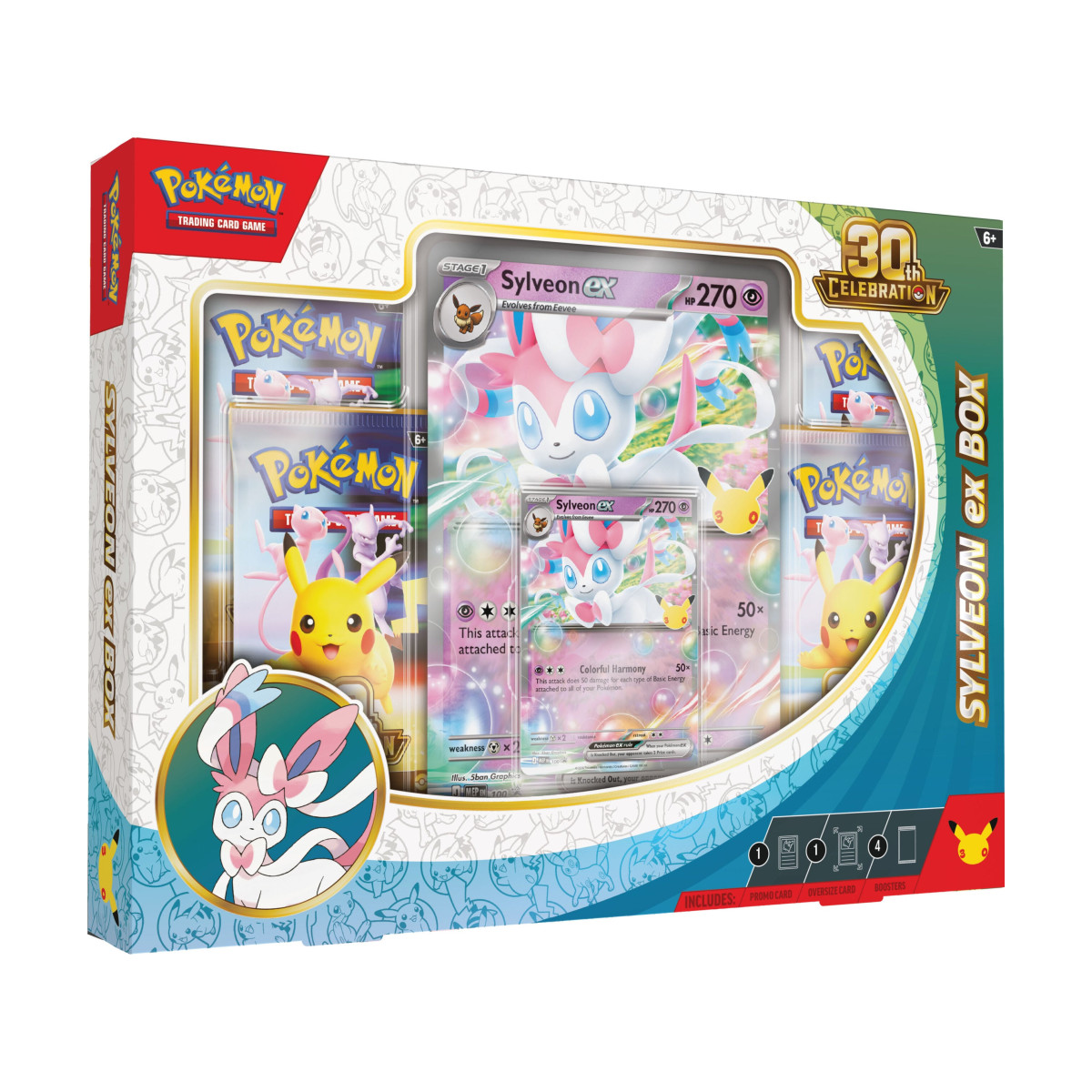 30th Celebration Pokémon ex Box—Sylveon ex, factory sealed